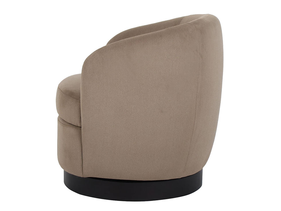 Thumbnail: BELIZE SWIVEL OCCASIONAL CHAIR - LATTE