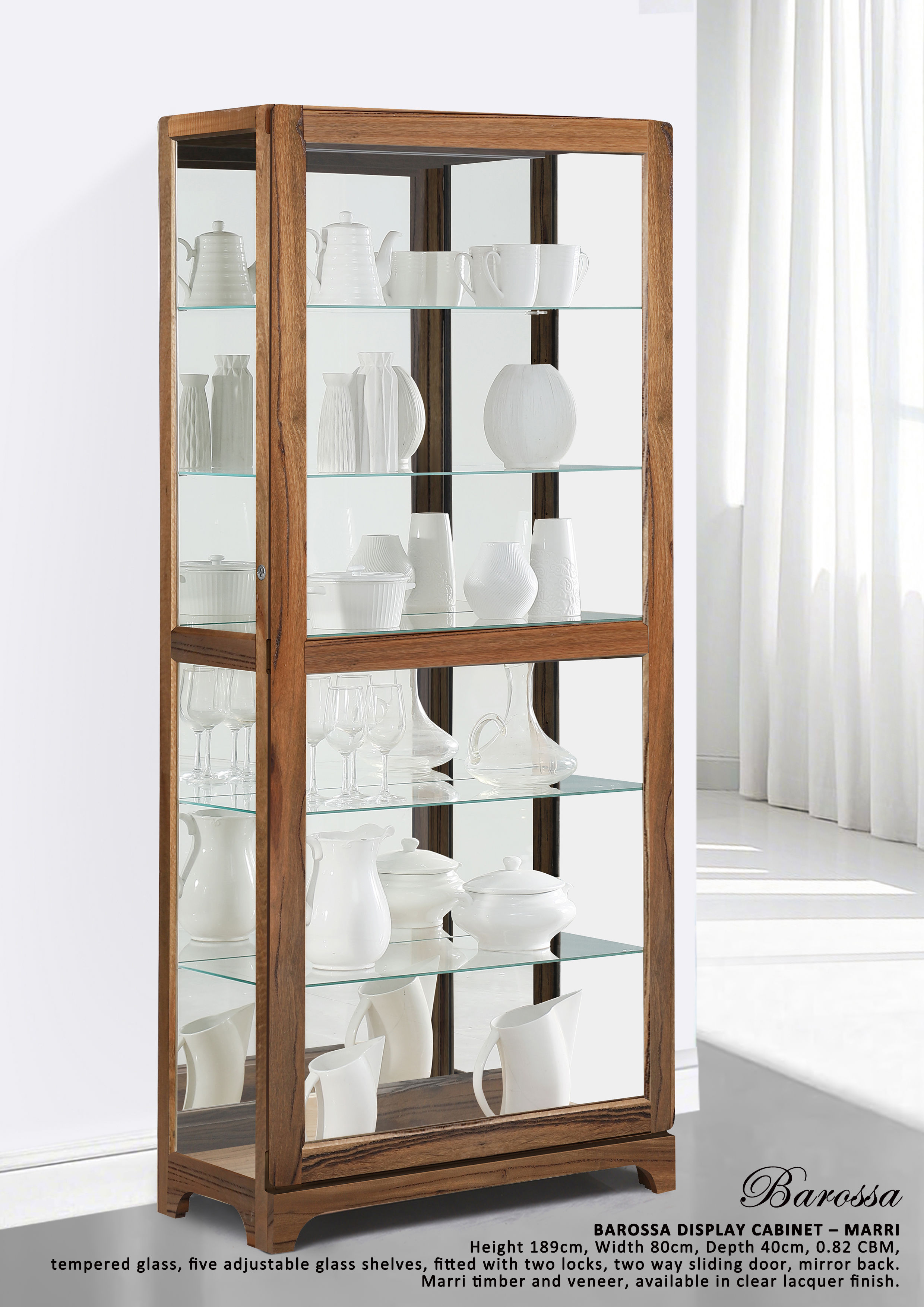 BAROSSA DISPLAY CABINET MARRIWOOD
