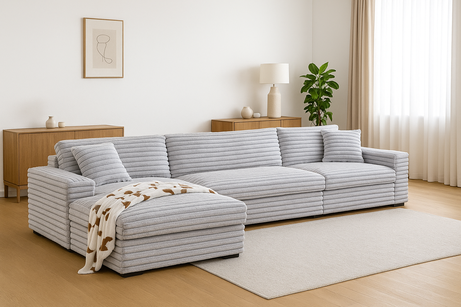 HEAVEN LARGE 3S + LHF/RHF CHAISE LOUNGE