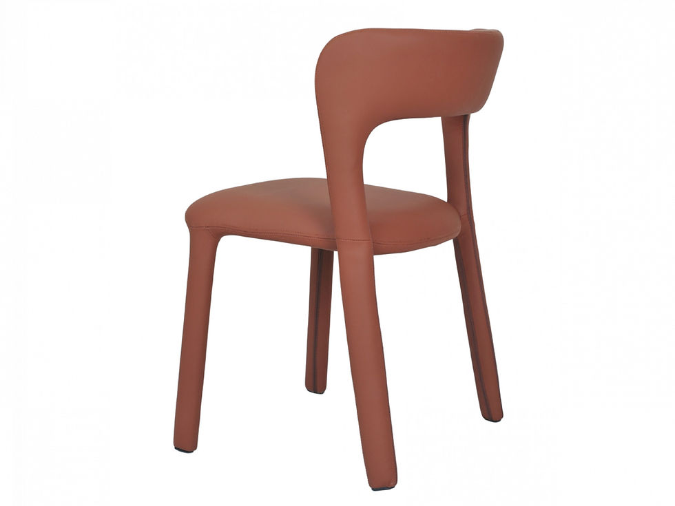 Thumbnail: MADRID LEATHER DINING CHAIR - SET OF 2