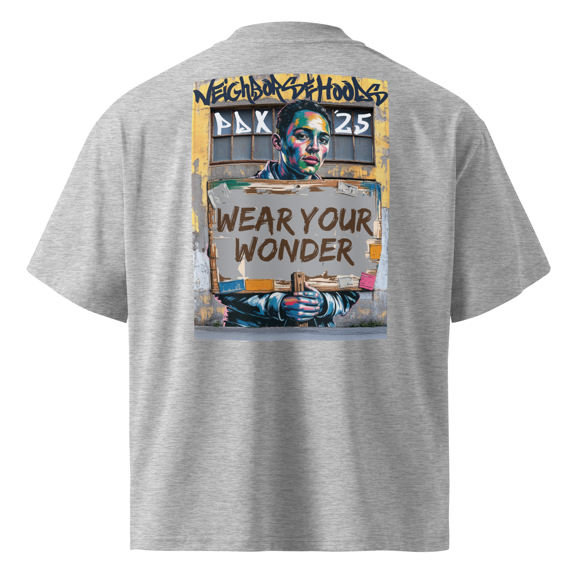 DAY ONE FAM // "WEAR YOUR WONDER" — DRAPÉ ALLY TEE · Russet ink