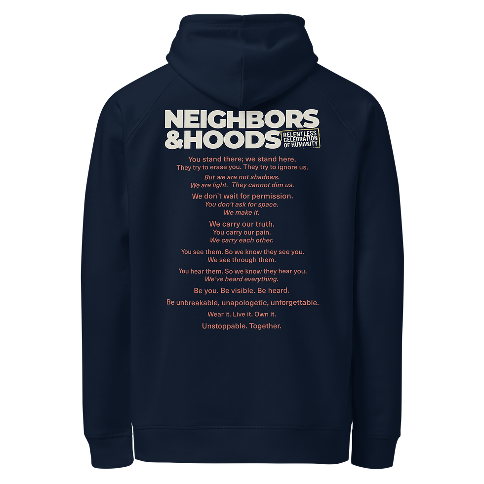 Thumbnail: "WE ARE NOT SHADOWS" — CARRURE JORGE HOODIE