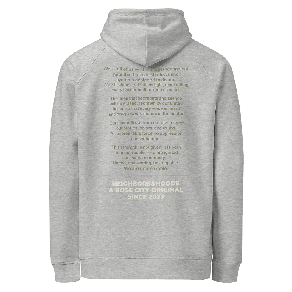 Thumbnail: "UNBREAKABLE PLEDGE" — CARRURE JORGE HOODIE