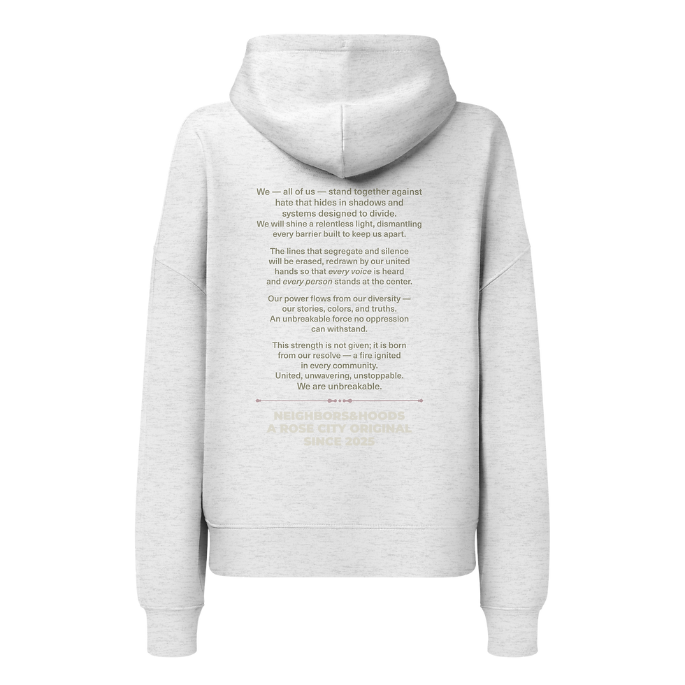 Thumbnail: "UNBREAKABLE PLEDGE" — CONTOUR JUDITH HOODIE