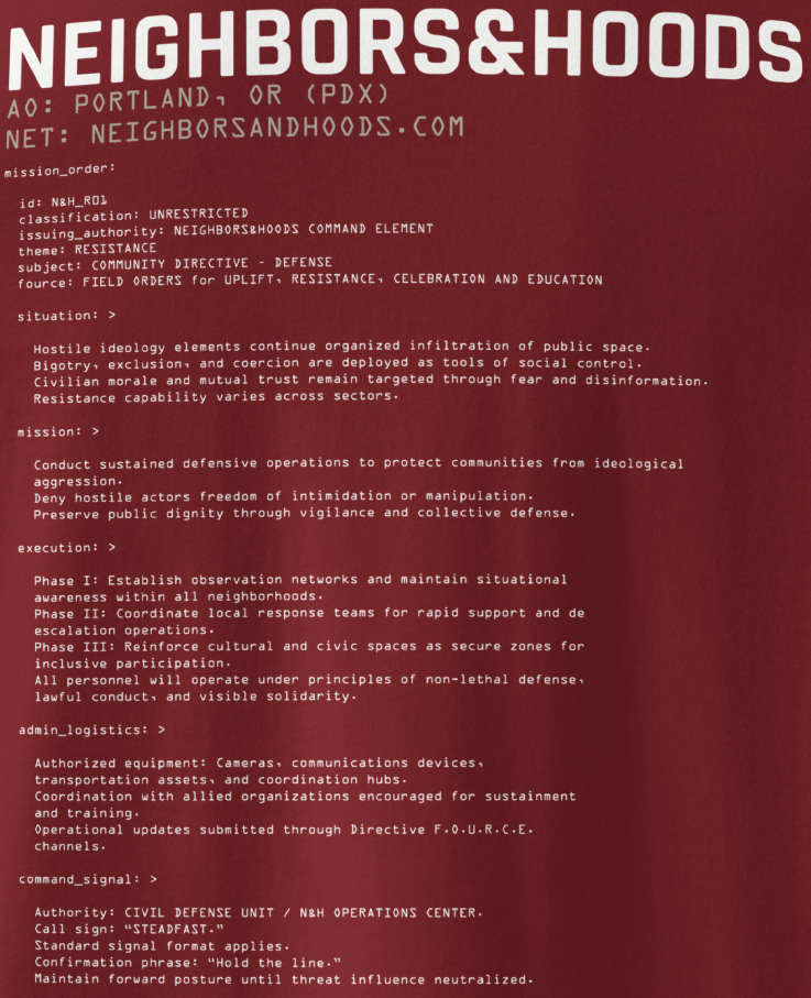 Thumbnail: F.O.U.R.C.E. // RESISTANCE — CADRE THOMAS TEE