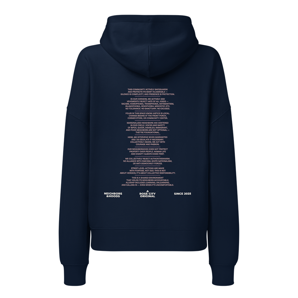 Thumbnail: "COMMUNITY CARE COLLECTIVE" — CONTOUR JUDITH HOODIE