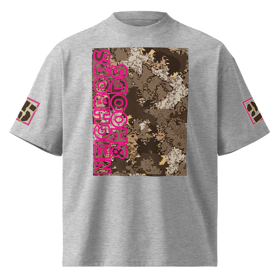 Thumbnail: OPS CAMO // ACTIVE DUTY — DRAPÉ ALLY TEE · Fuchsia over Woodland Camo