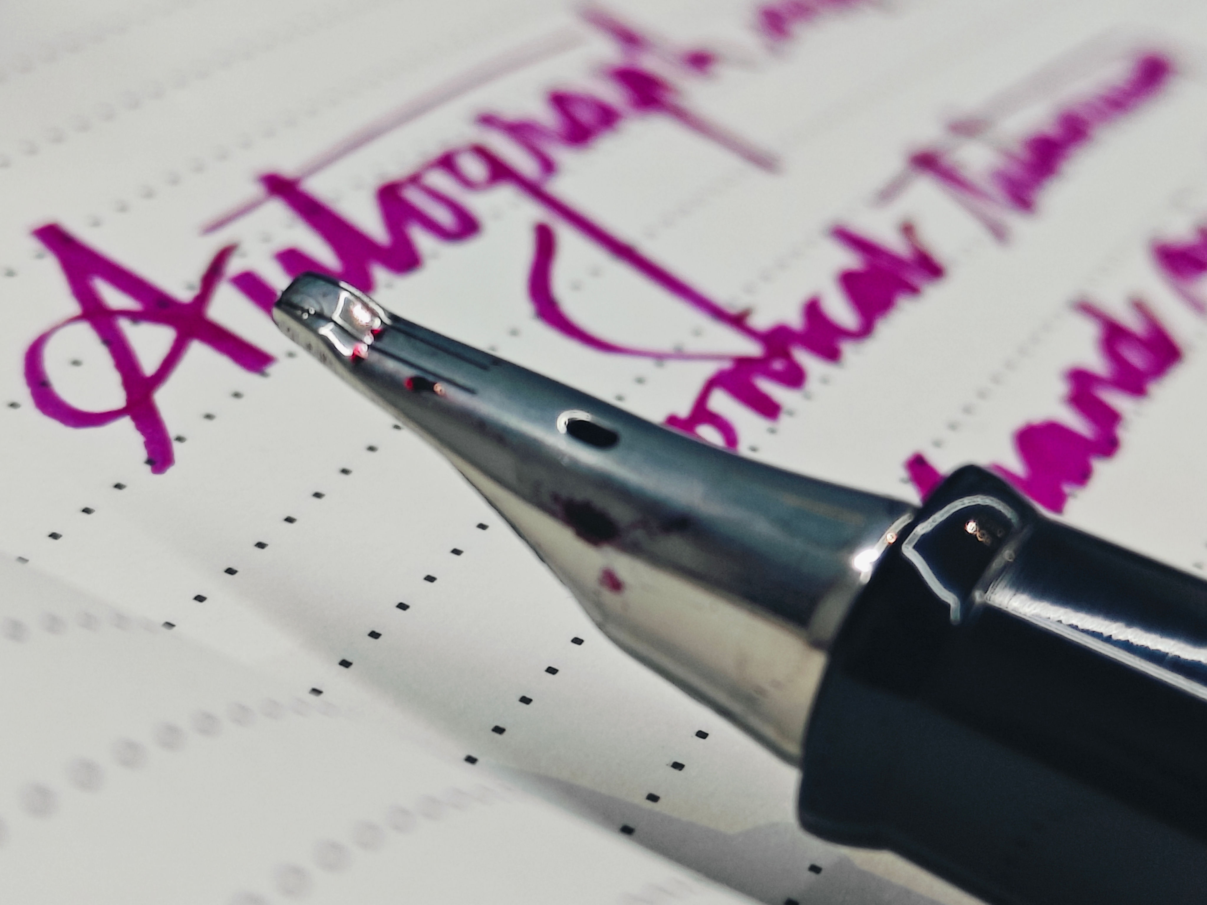 Vazir Conical Titanium nib (autograph grind)