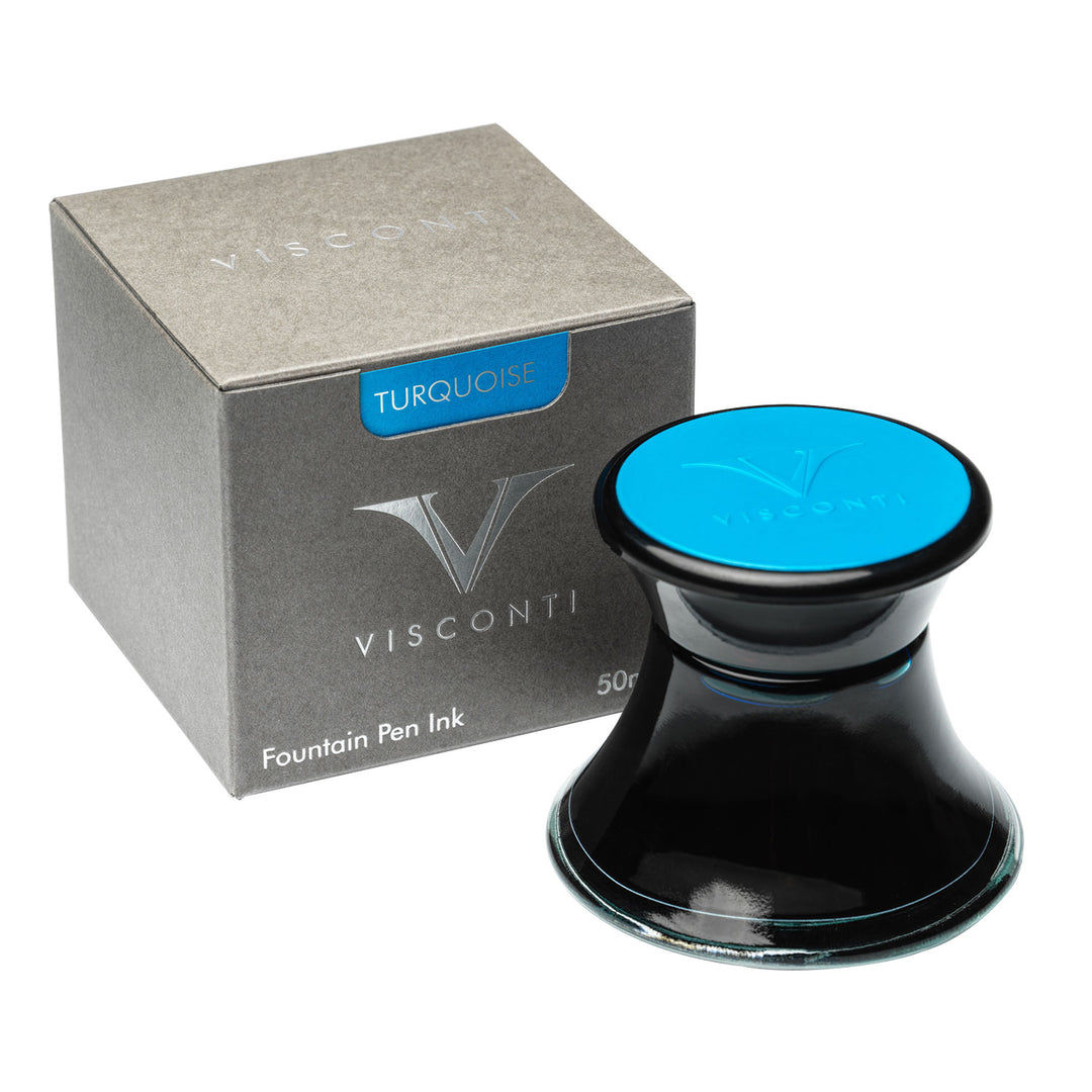 Visconti Ink Bottle - Turquoise 50ml