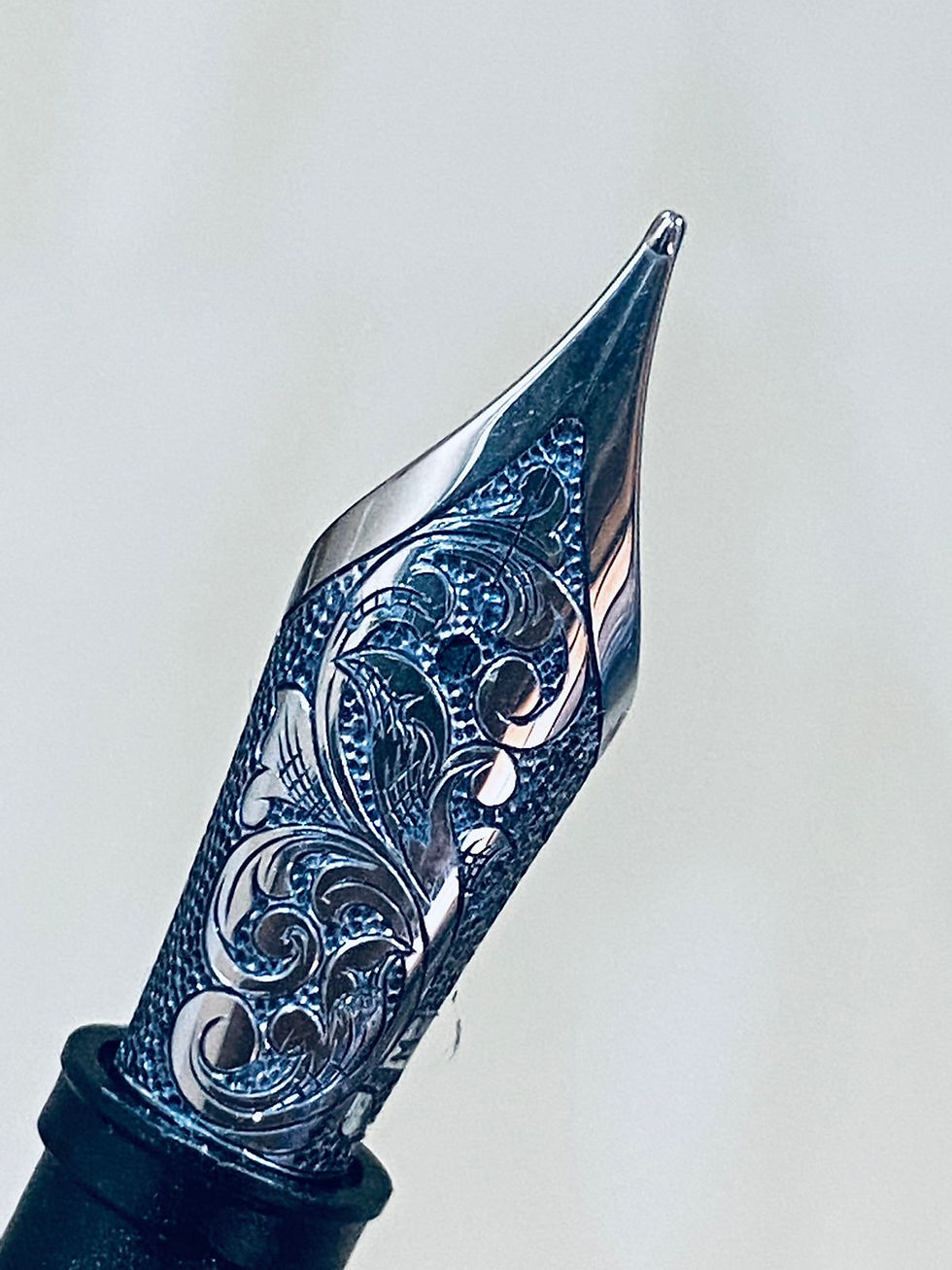 Thumbnail: Hand Engraved Nibs : Floral