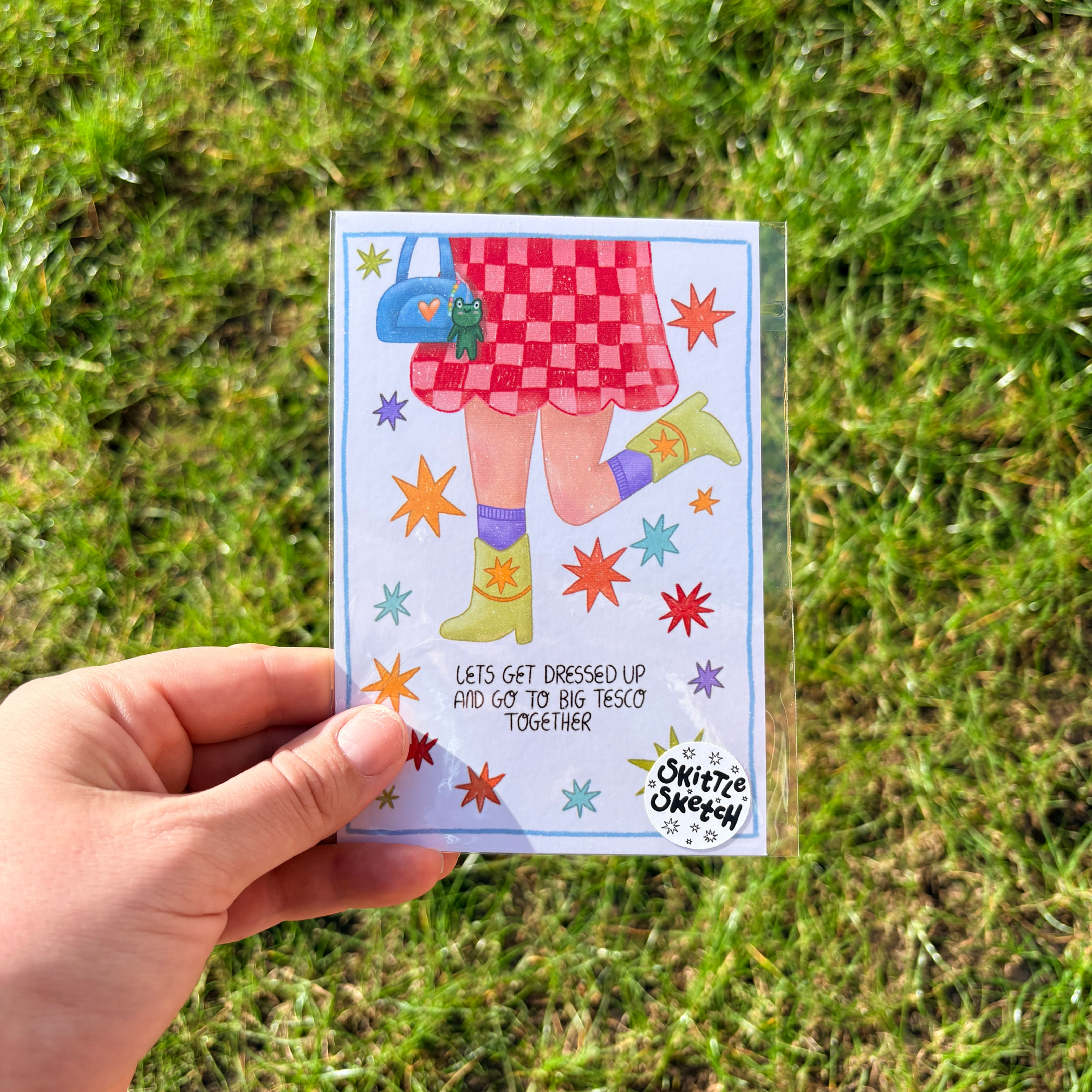 Big Shop Trip Print/Postcard