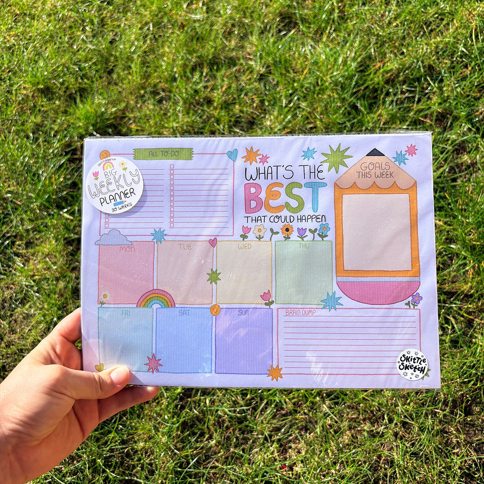 Thumbnail: Rainbow Artist Desk Planner