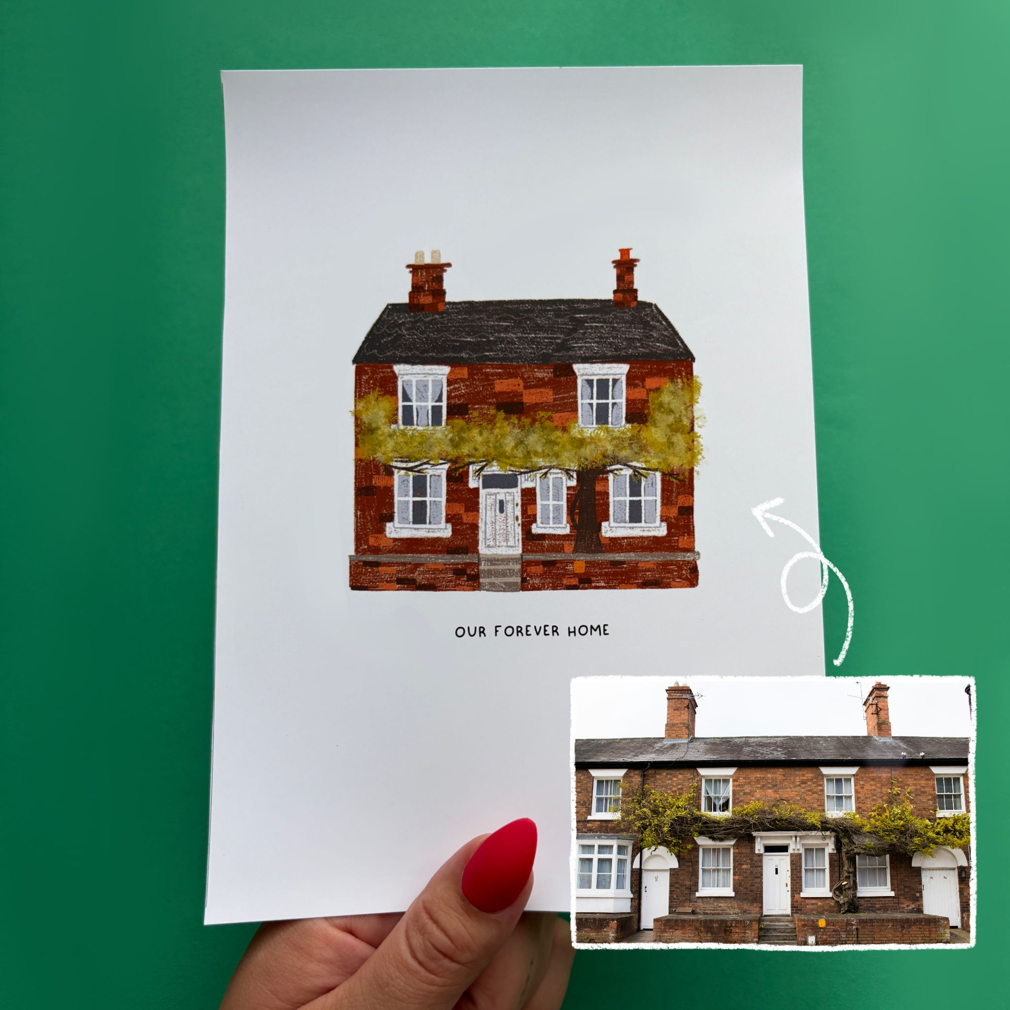 Personalised House Illustration