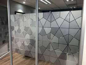 Digitally Printed Cut Out Frosted Vinyl