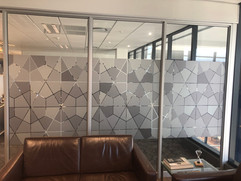 Digitally Printed Cut Out Frosted Vinyl