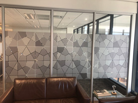 Digitally Printed Cut Out Frosted Vinyl