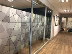 Digitally Printed Cut Out Frosted Vinyl