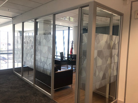 Digitally Printed Cut Out Frosted Vinyl