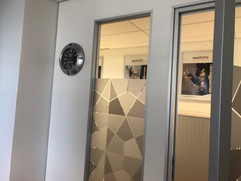 Digitally Printed Cut Out Frosted Vinyl