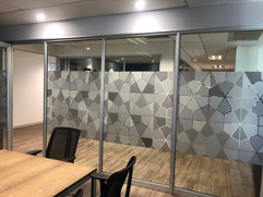 Digitally Printed Cut Out Frosted Vinyl