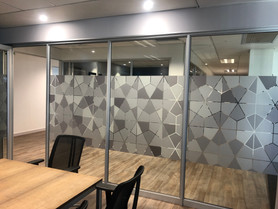 Digitally Printed Cut Out Frosted Vinyl