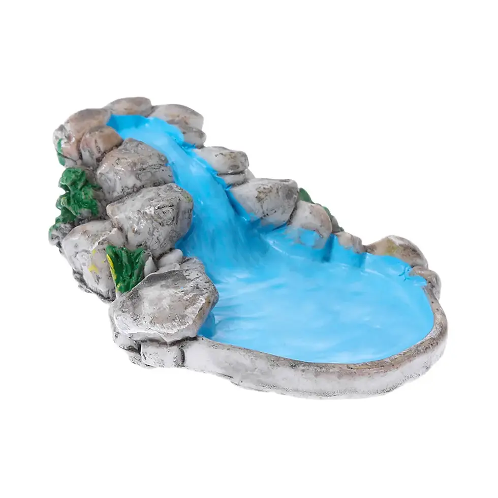 Thumbnail: 3PCS Miniature Table and Chairs Set Landscape Decor Fairy Garden Furniture
