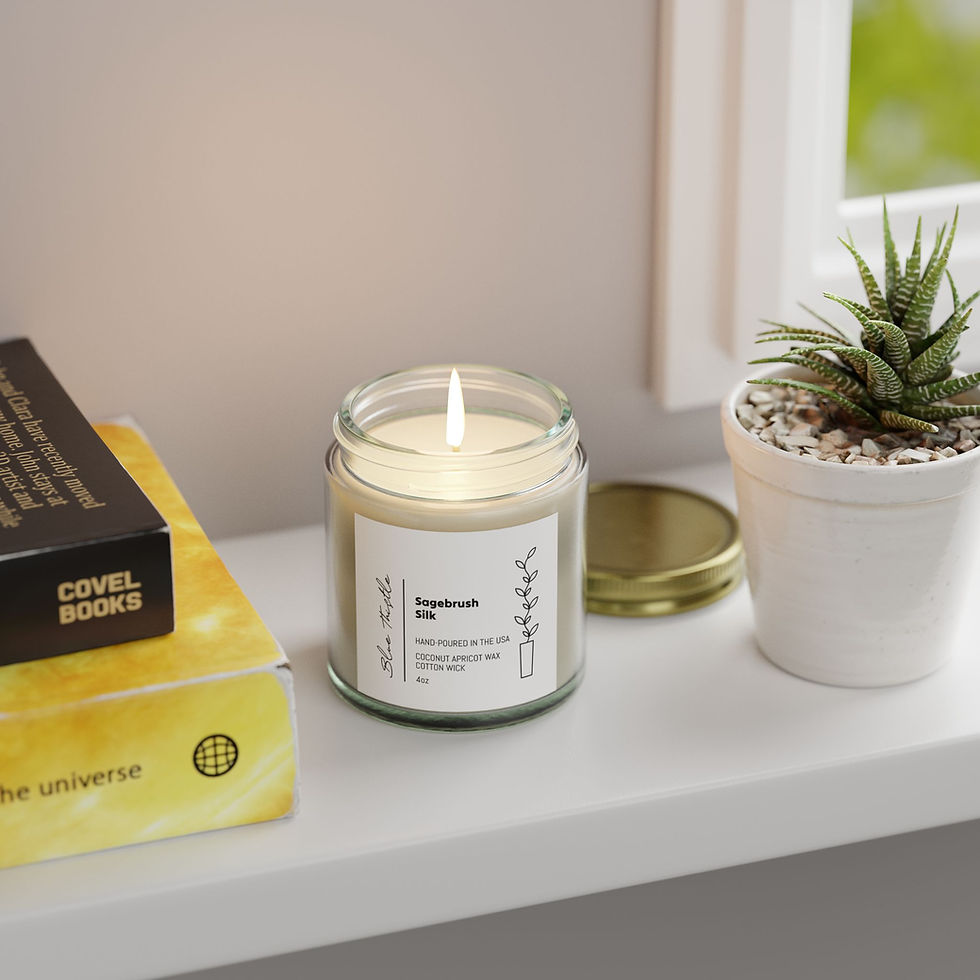 Thumbnail: Sagebrush Silk - Scented Candles, Long-Lasting Fragrance (4 oz; 9oz)