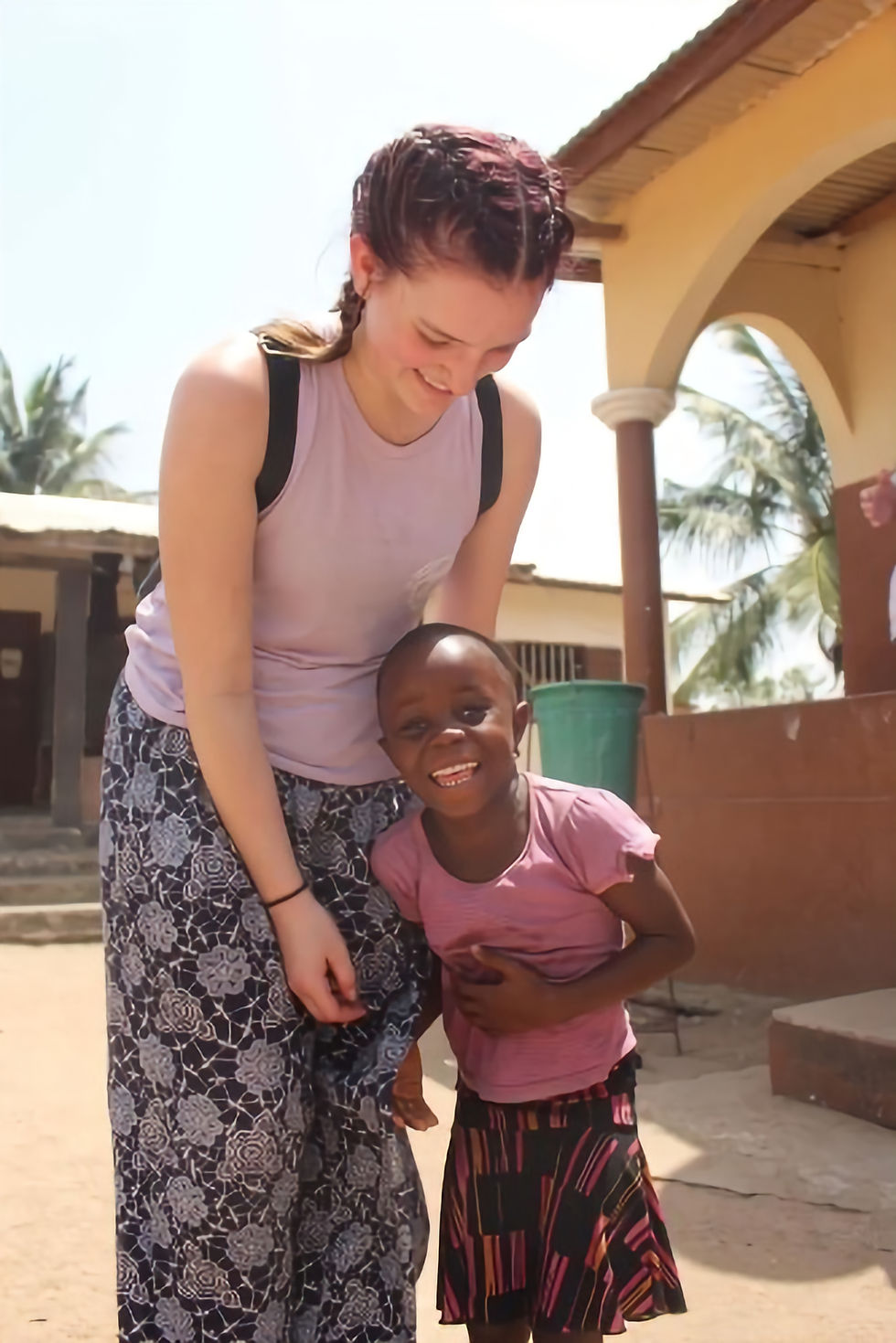 Anna at Orphanage