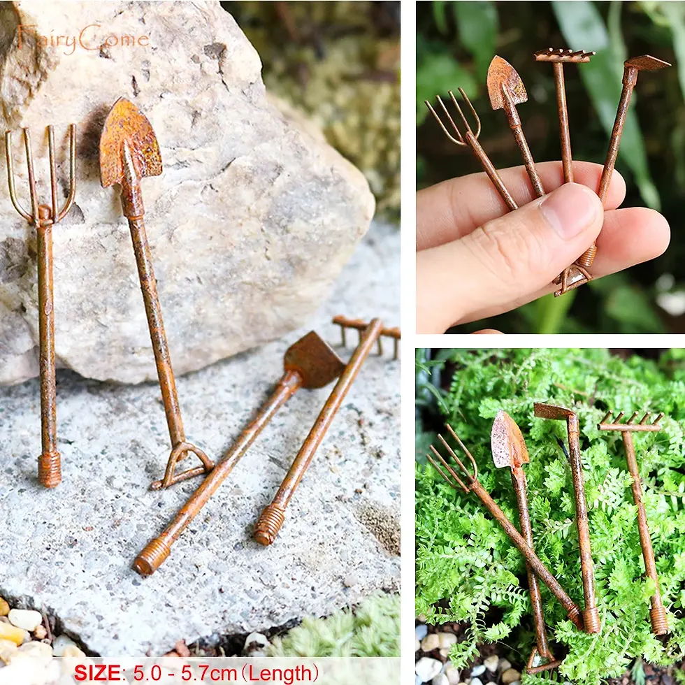 Thumbnail: Miniature Garden Fairies Figurines