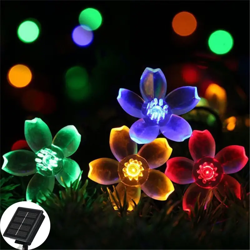 Thumbnail: Water Droplets Solar String LED Waterproof Outdoor Garland Fairy Lights