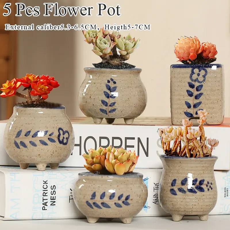 Thumbnail: Ceramic 2-3inch Succulent Cactus Pots