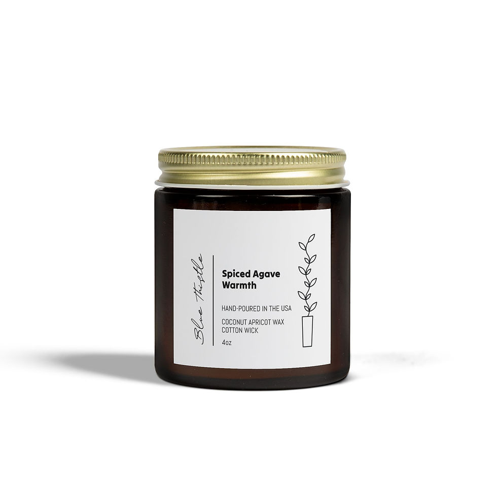 Thumbnail: Spiced Agave Warmth - Scented Coconut Apricot Candles (4oz; 9oz)