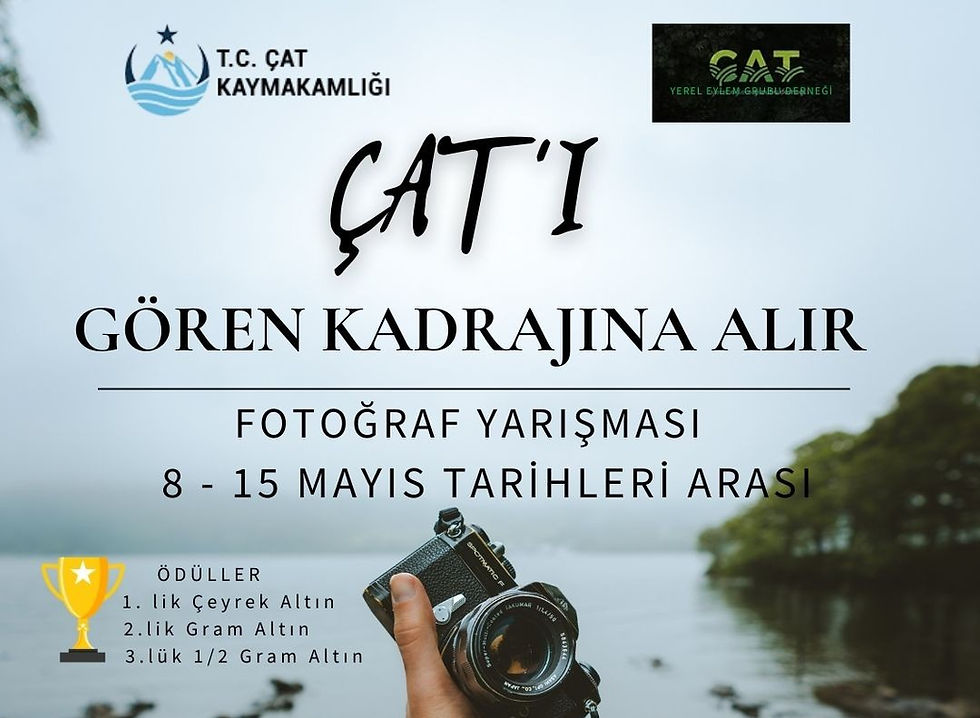 “Çat’ı Gören Kadrajına Alır” Konulu Fotoğraf Yarışması Sonuçlandı!