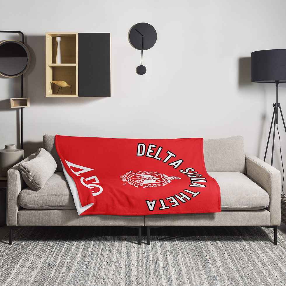 Thumbnail: Delta Sigma Theta Throw Blanket