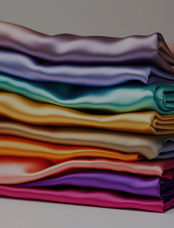 uma-pilha-de-tecidos-de-cetim-coloridos_