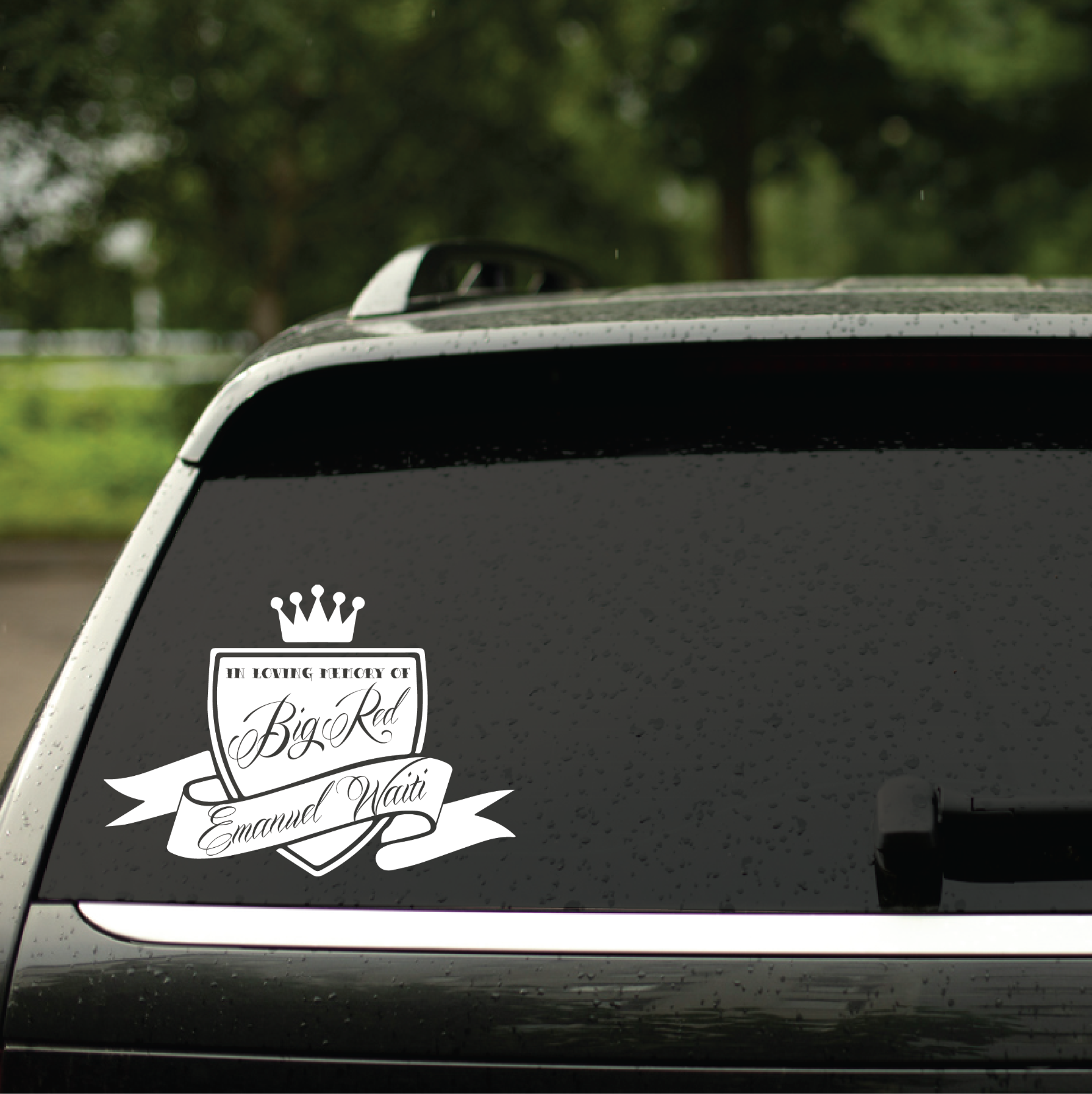 Profile cut decals