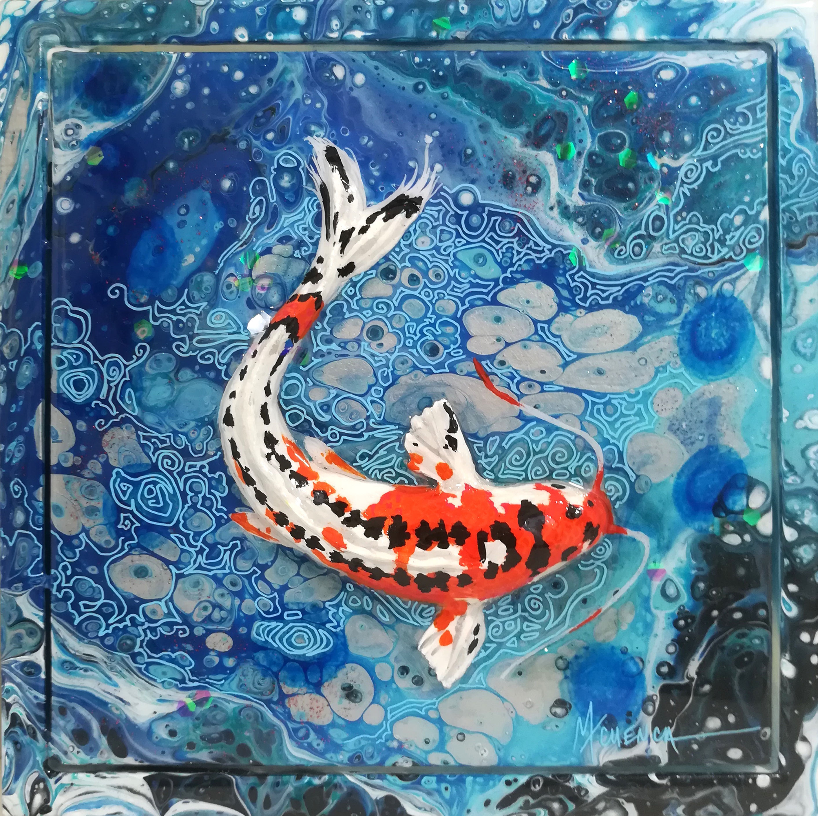 Speckled Stripe Koi