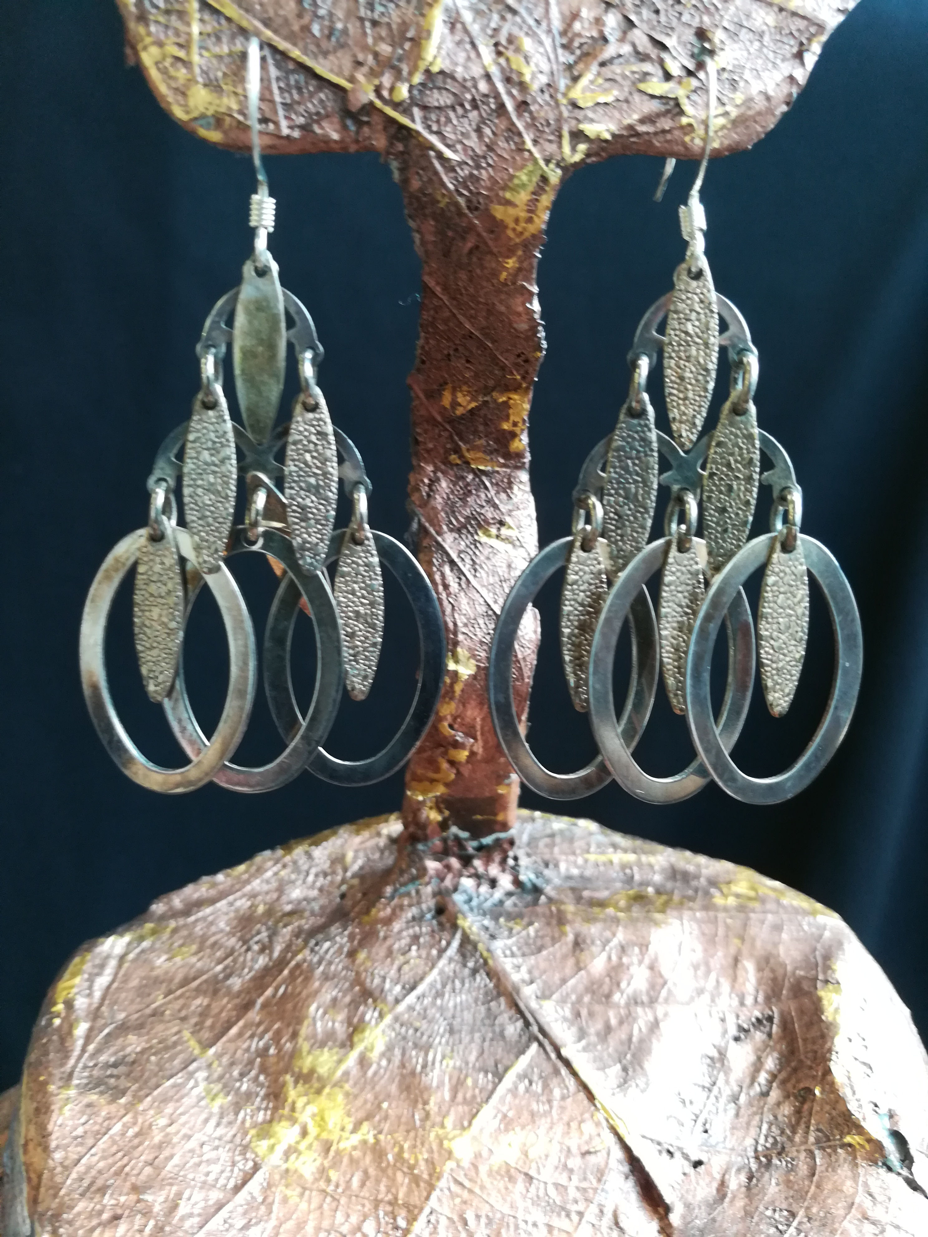 MOD Sliver-plate Earrings