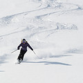 Couple Skiing