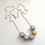 Thumbnail: Silver & Gold Polyhedrons Necklace