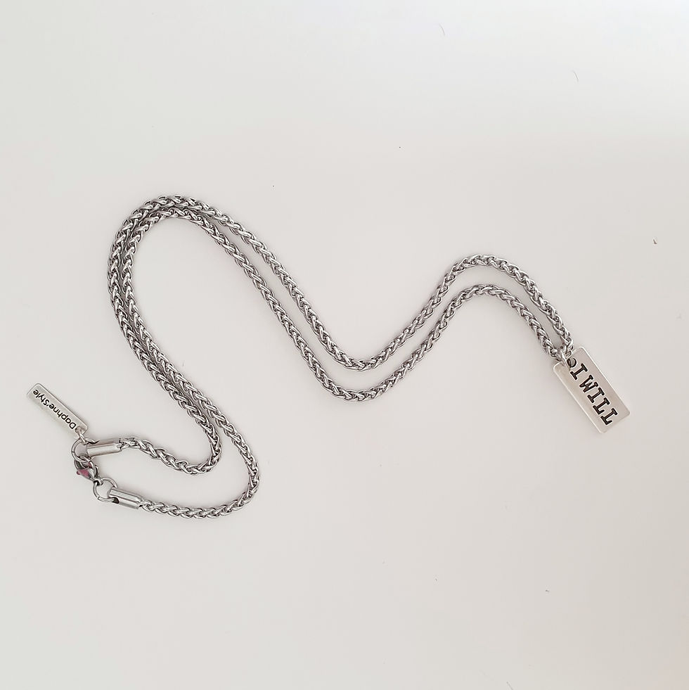 Thumbnail: "I WILL" Silver Plated Necklace