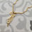 Thumbnail: Jewish Jewelry Gold Plated Map of Israel "Shema Yisrael" Necklace