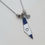Thumbnail: Jewish Jewelry I Love Israel Map of Israel Necklace in Silver/Gold