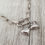 Thumbnail: Double Heart Silver Plated Necklace