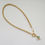 Thumbnail: Gold Plated Necklace with Removable Charms
