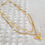 Thumbnail: Eagle 2 layers Gold Plated Necklace