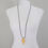 Thumbnail: 24k Gold Plated Arrow Handmade Leather Necklace