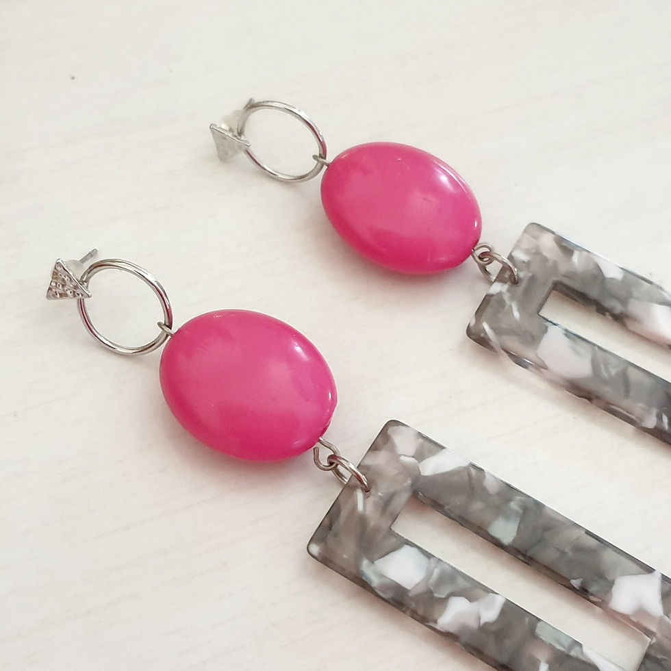 Thumbnail: Cherry Square Earrings
