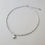 Thumbnail: Hematite Cylinder Spacer with Heart  Handmade Choker Necklace