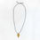 Thumbnail: 24k Gold Plated Arrow Handmade Leather Necklace